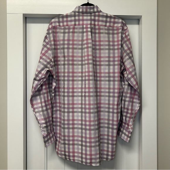 Peter Millar Men’s Plaid Button Down Shirt Size L - Picture 6 of 9